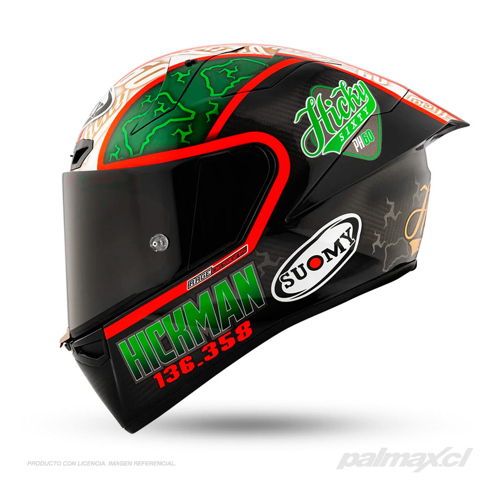 Casco integral de carrera modelo S1-XR GP Peter Hickman Replica | Suomy